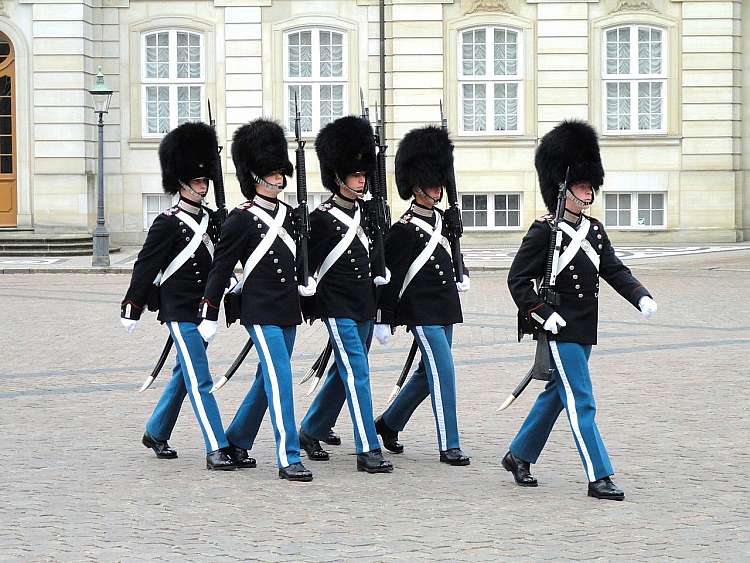 Cambio della guardia ad Amalienborg